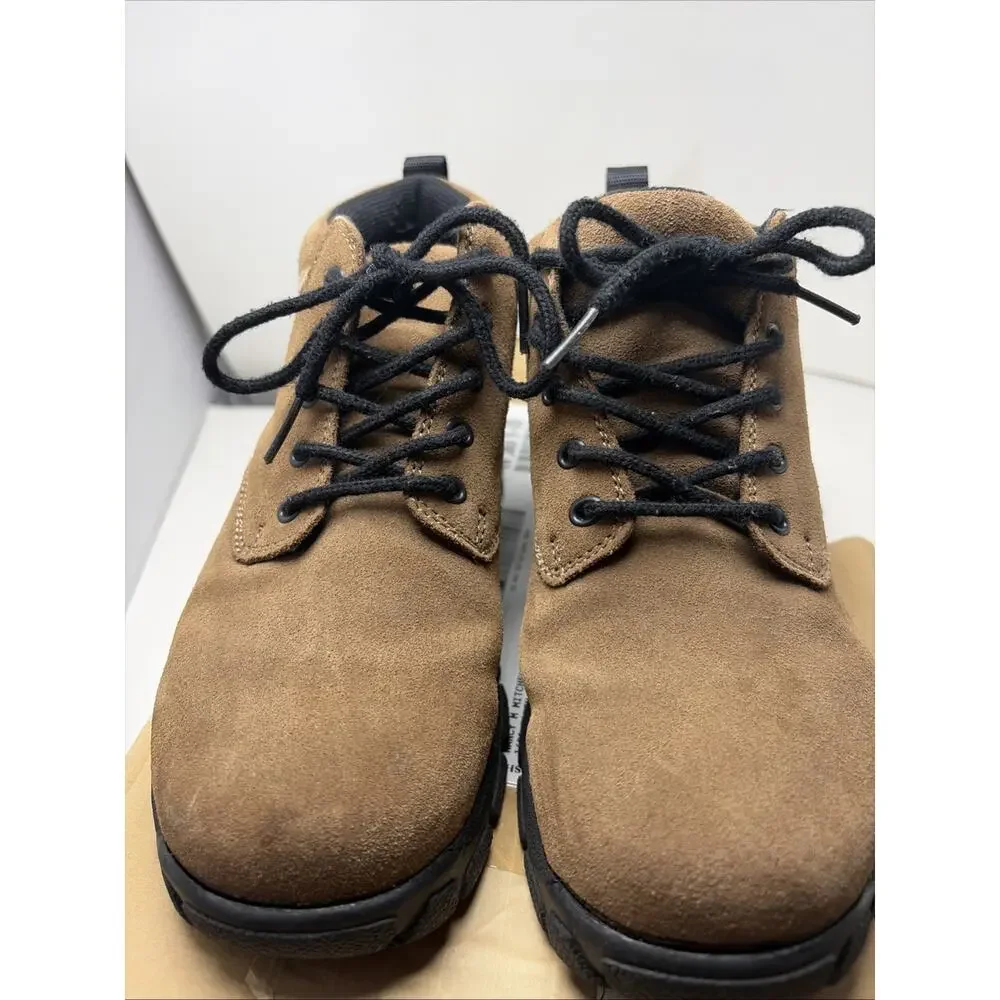 Lands End Suede Hiking Boots Lands Women’s Size 6M Style #79987 Tan Brown Clean